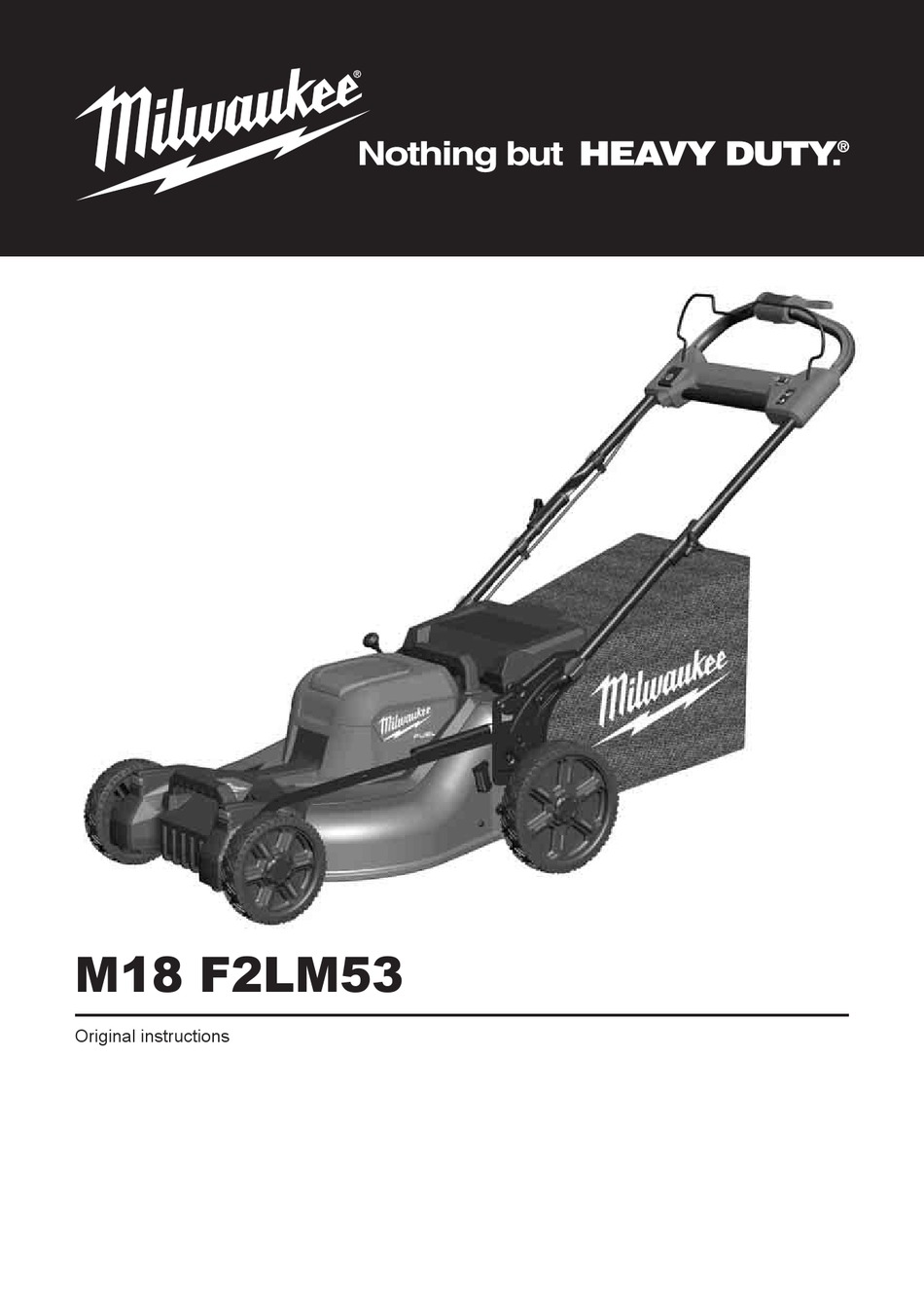 MILWAUKEE M18 F2LM53 ORIGINAL INSTRUCTIONS MANUAL Pdf Download ManualsLib