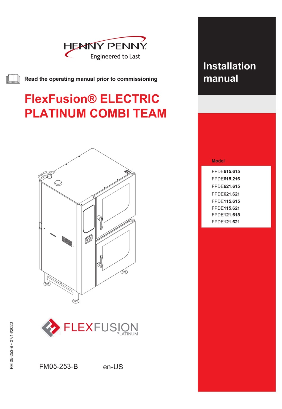 HENNY PENNY FLEXFUSION PLATINUM INSTALLATION MANUAL Pdf Download ...
