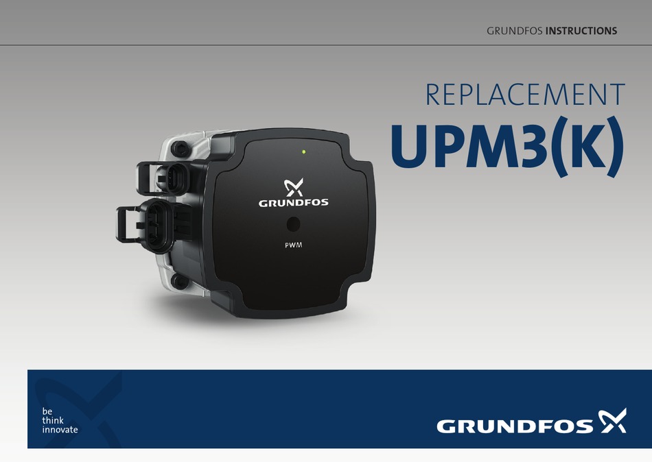 GRUNDFOS UPM3 INSTRUCTIONS MANUAL Pdf Download ManualsLib