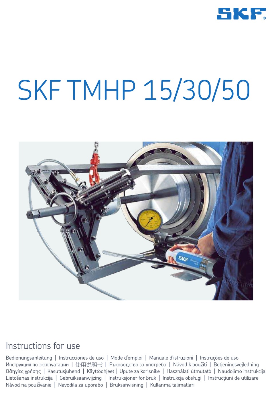 SKF TMHP 15 INSTRUCTIONS FOR USE MANUAL Pdf Download ManualsLib