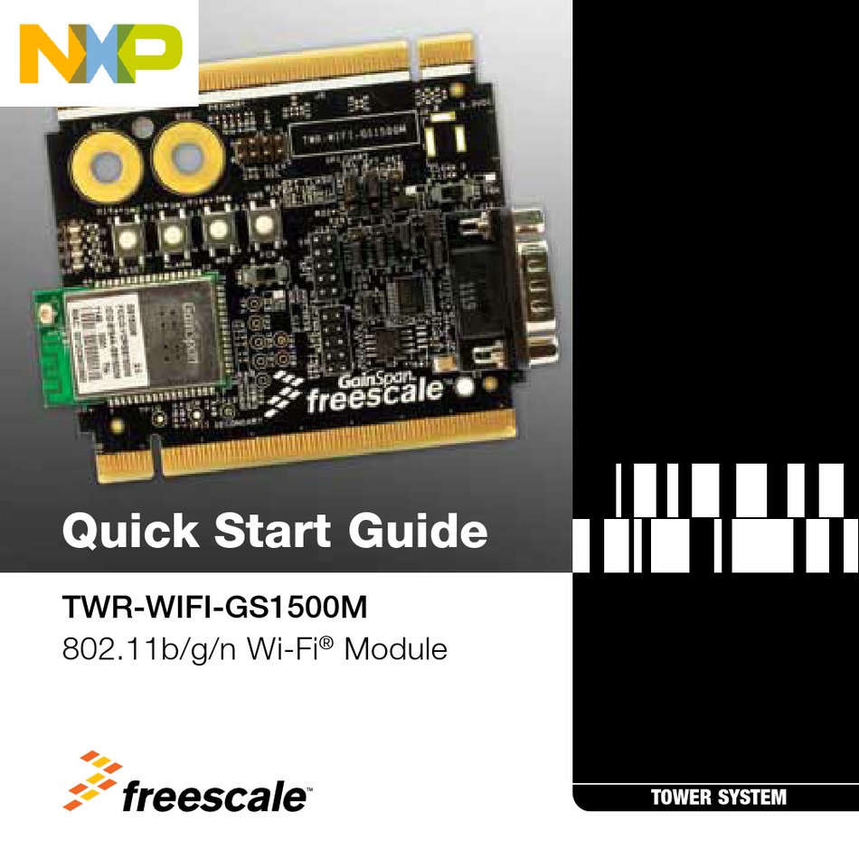 Nxp Semiconductors Freescale Twr Wifi Gs M Quick Start Manual Pdf Download Manualslib