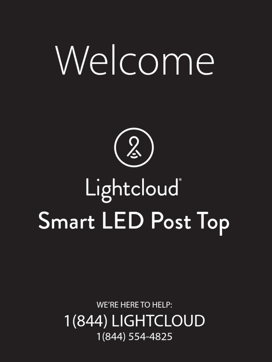 RAB LIGHTING LIGHTCLOUD SMART LED POST TOP MANUAL Pdf Download ManualsLib