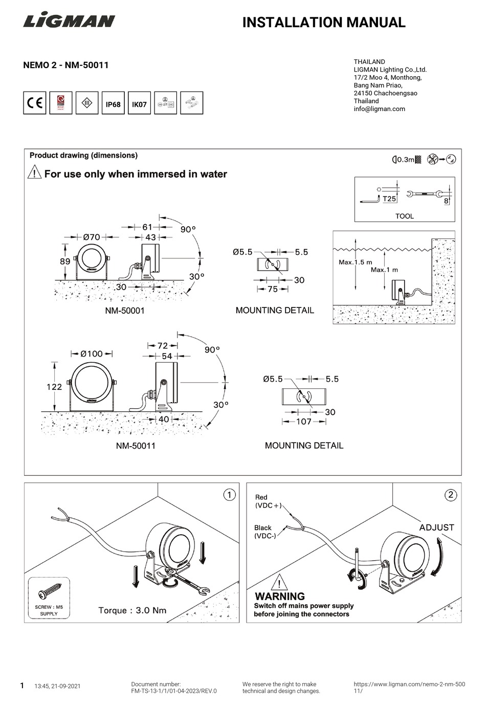 LIGMAN NEMO 2 INSTALLATION MANUAL Pdf Download | ManualsLib