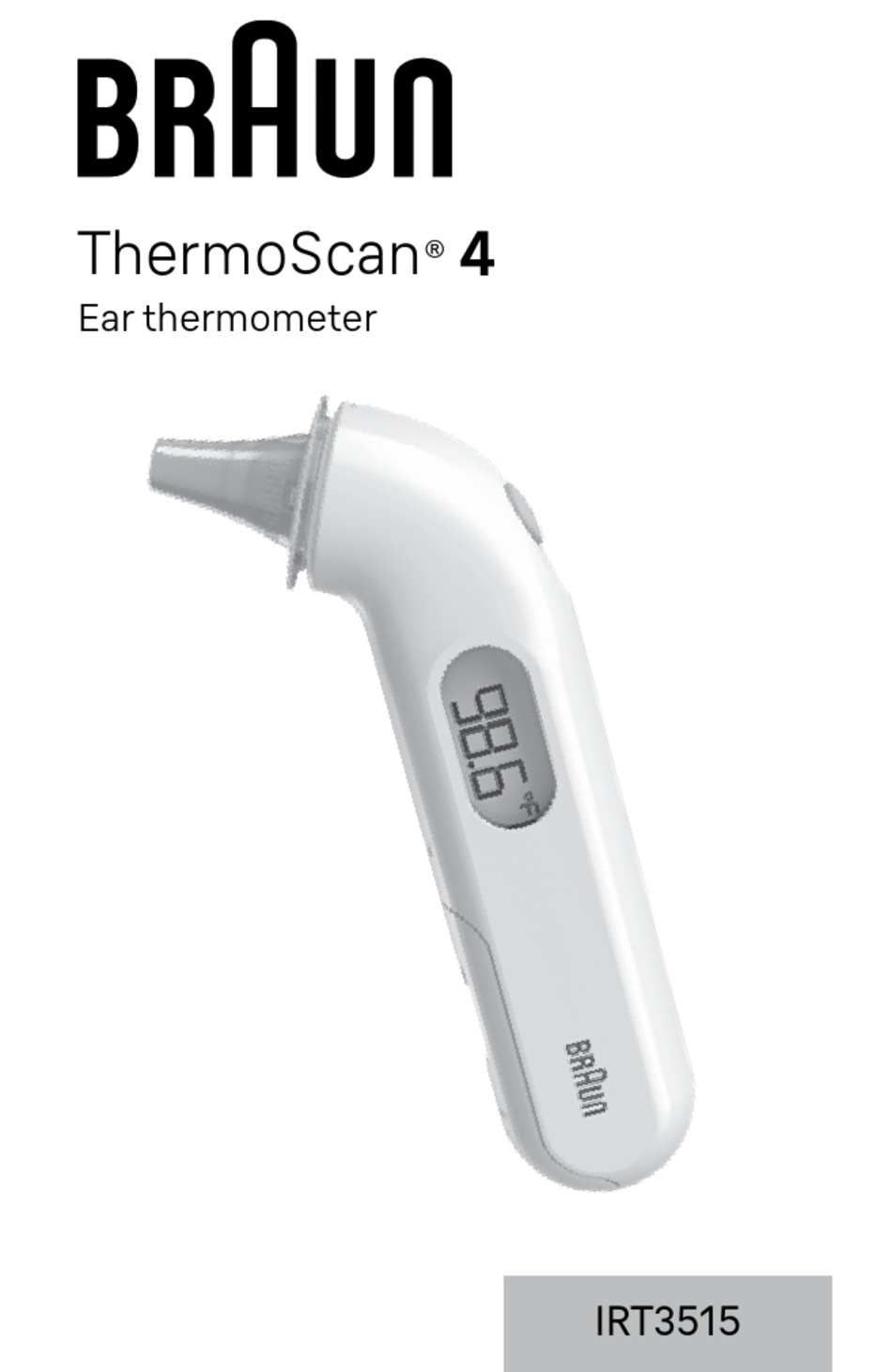 BRAUN THERMOSCAN 4 MANUAL Pdf Download ManualsLib