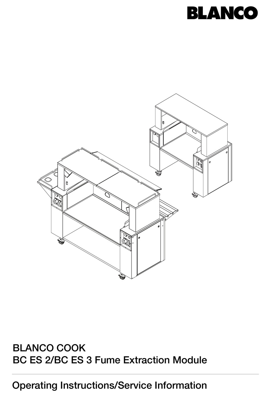 BLANCO COOK BC ES 2 OPERATING INSTRUCTIONS MANUAL Pdf Download ManualsLib