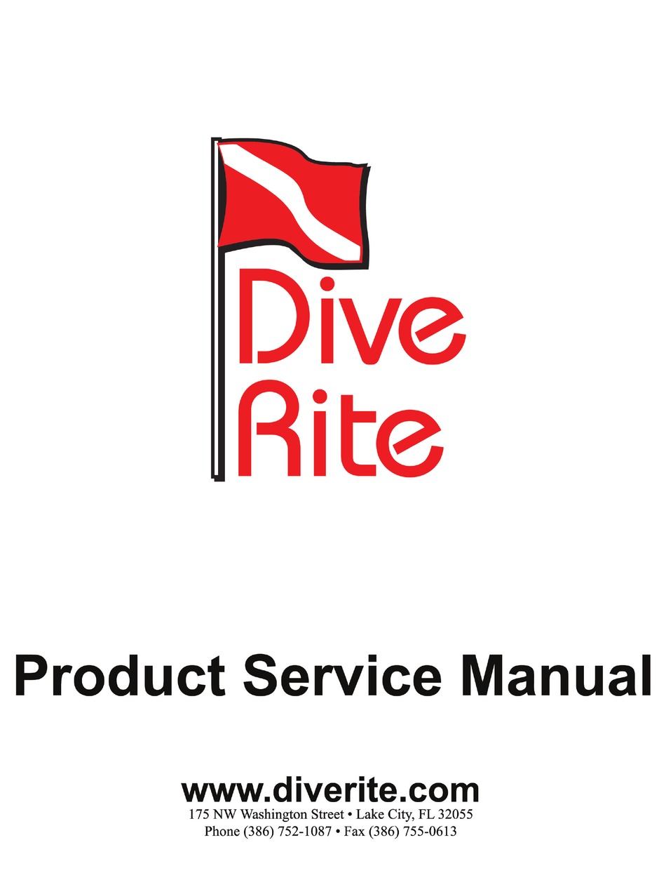 DIVE RITE RG1200 SERVICE MANUAL Pdf Download ManualsLib