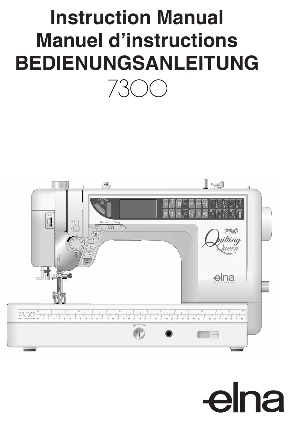 ELNA 7300 INSTRUCTION MANUAL Pdf Download ManualsLib