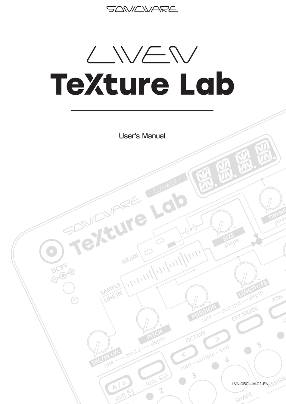 SONICWARE LIVEN TEXTURE LAB USER MANUAL Pdf Download ManualsLib