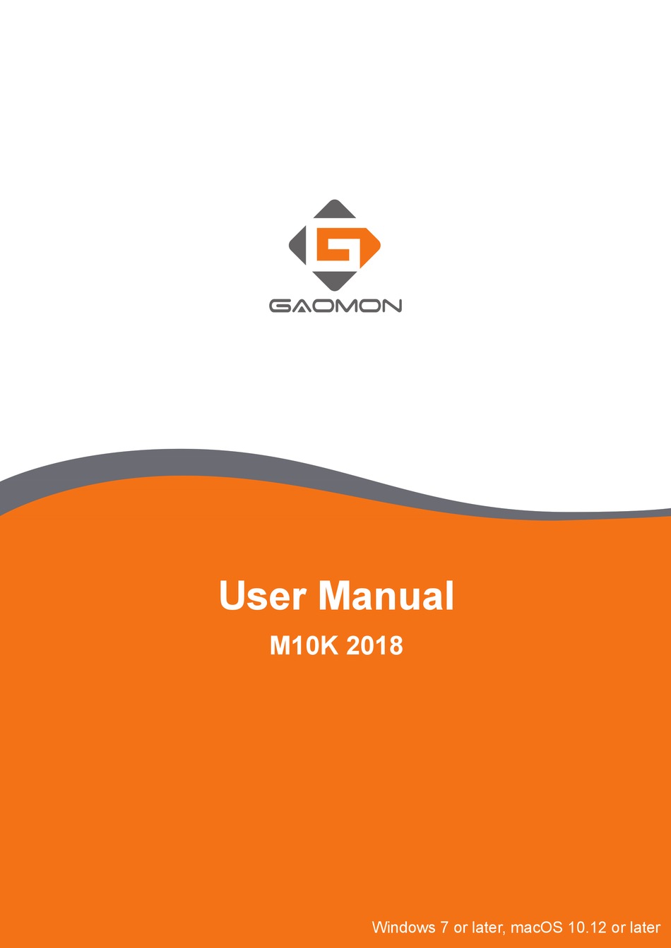 GAOMON M10K 2018 USER MANUAL Pdf Download | ManualsLib