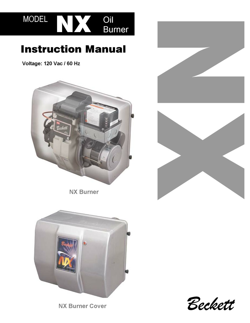 BECKETT NX INSTRUCTION MANUAL Pdf Download ManualsLib