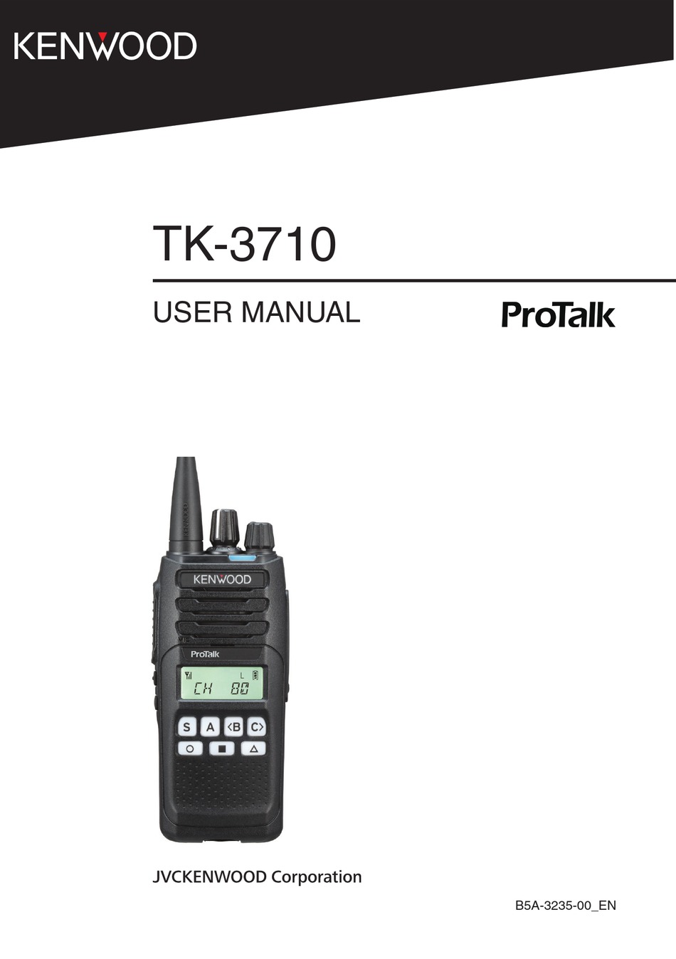 KENWOOD PROTALK TK3710 USER MANUAL Pdf Download ManualsLib