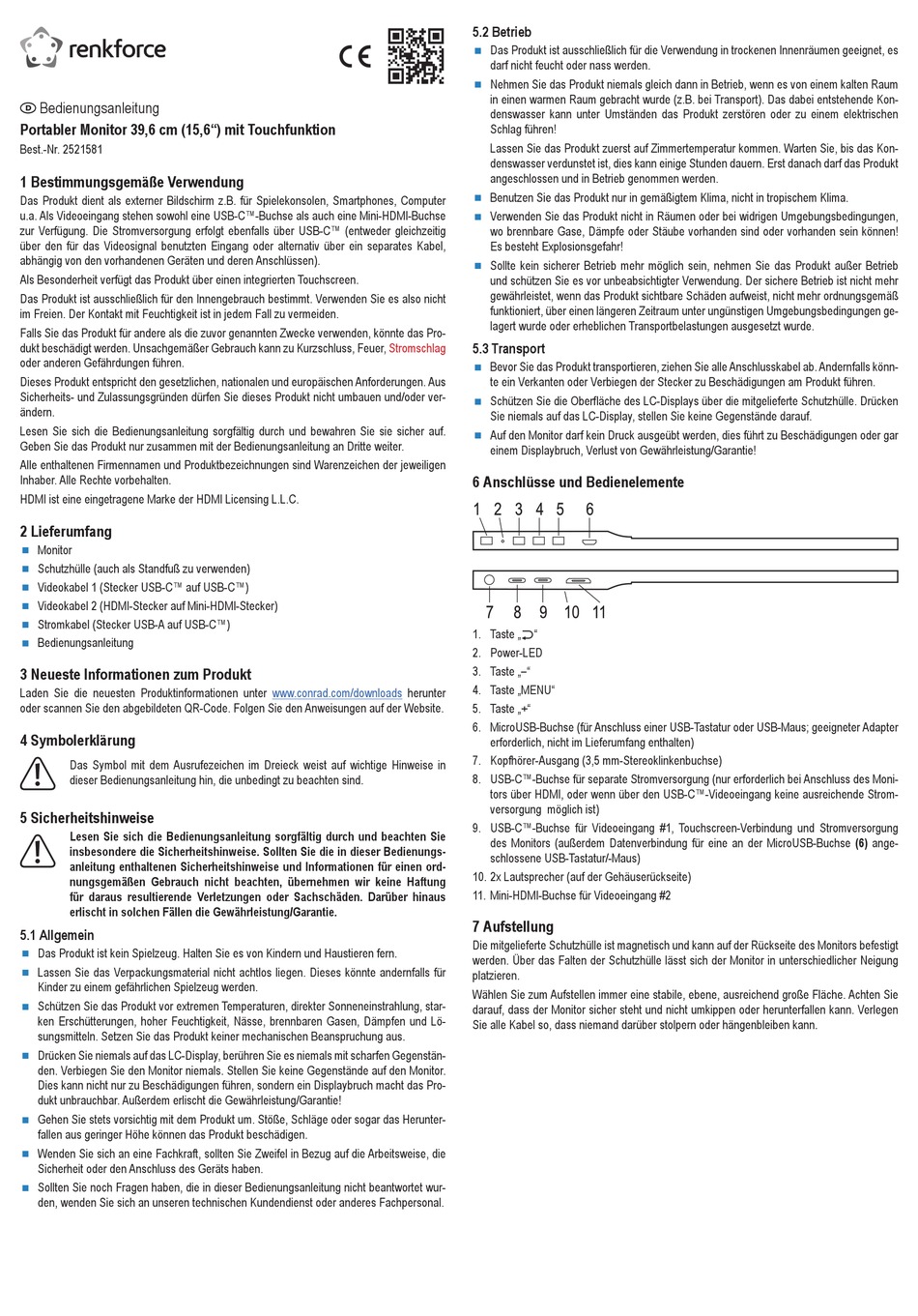 RENKFORCE RF-PM-510 OPERATING INSTRUCTIONS MANUAL Pdf Download | ManualsLib