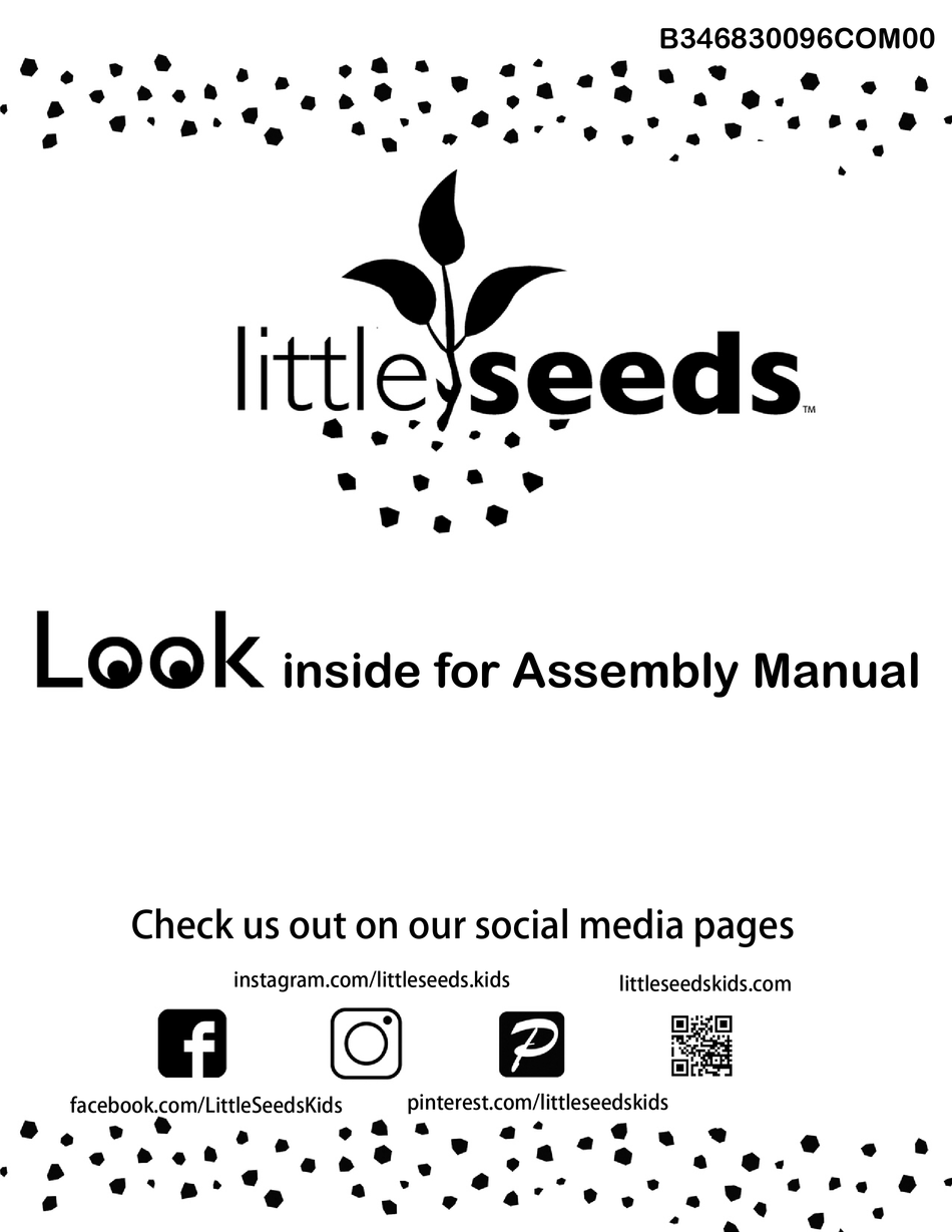 LITTLE SEEDS B346830096COM00 ASSEMBLY MANUAL Pdf Download | ManualsLib