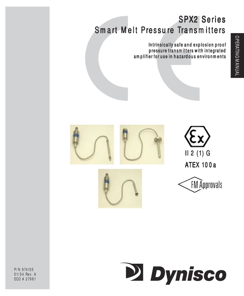 DYNISCO SPX2 SERIES OPERATING MANUAL Pdf Download ManualsLib