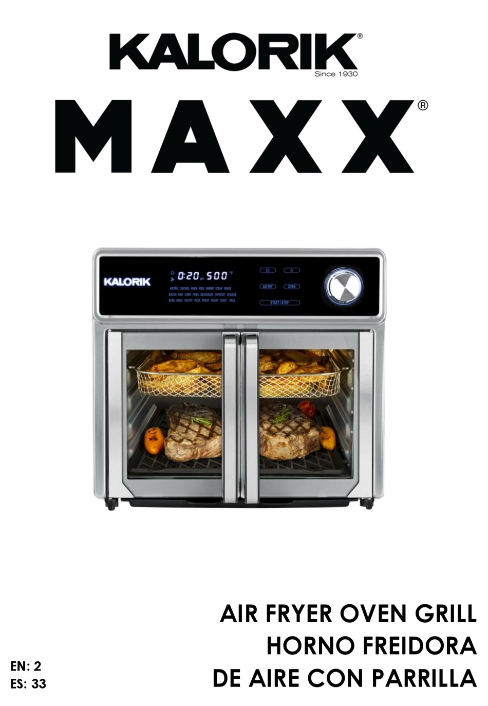 KALORIK MAXX AFO 47631 SS MANUAL Pdf Download ManualsLib