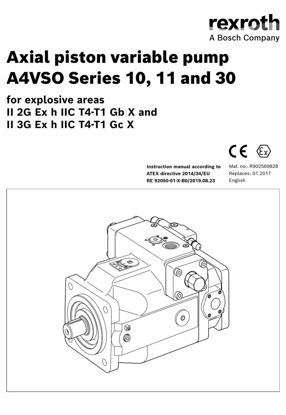 BOSCH REXROTH A4VSO 10 SERIES INSTRUCTION MANUAL Pdf Download ManualsLib