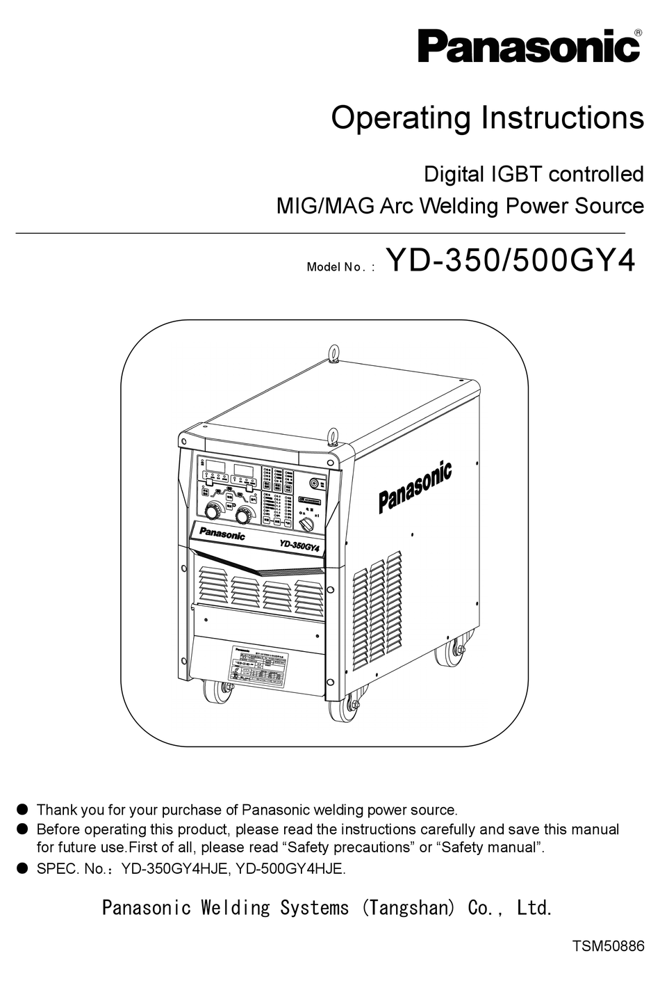 PANASONIC YD-350GY4 OPERATING INSTRUCTIONS MANUAL Pdf Download | ManualsLib