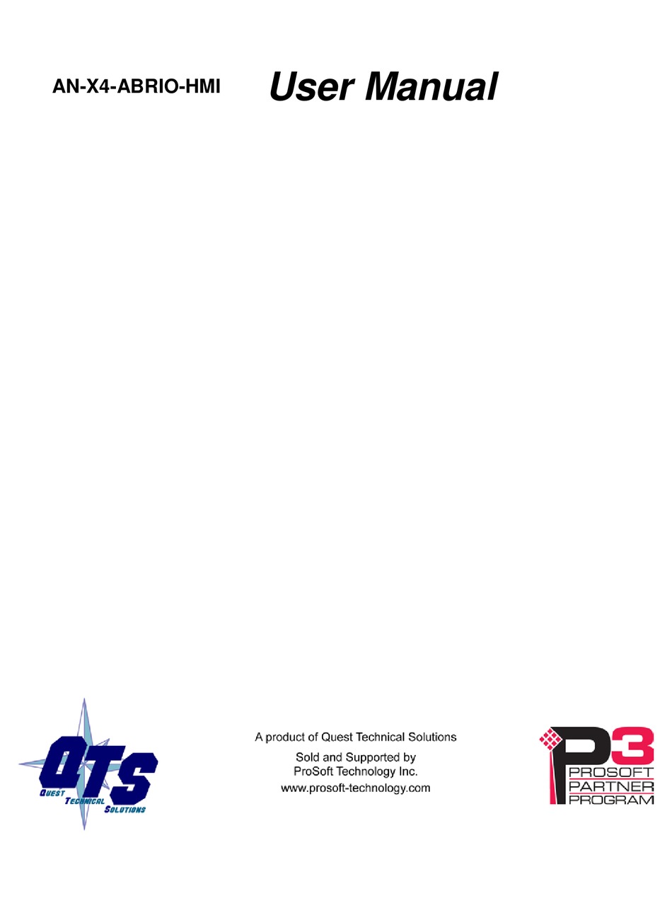 QTS ANX4ABRIOHMI USER MANUAL Pdf Download ManualsLib