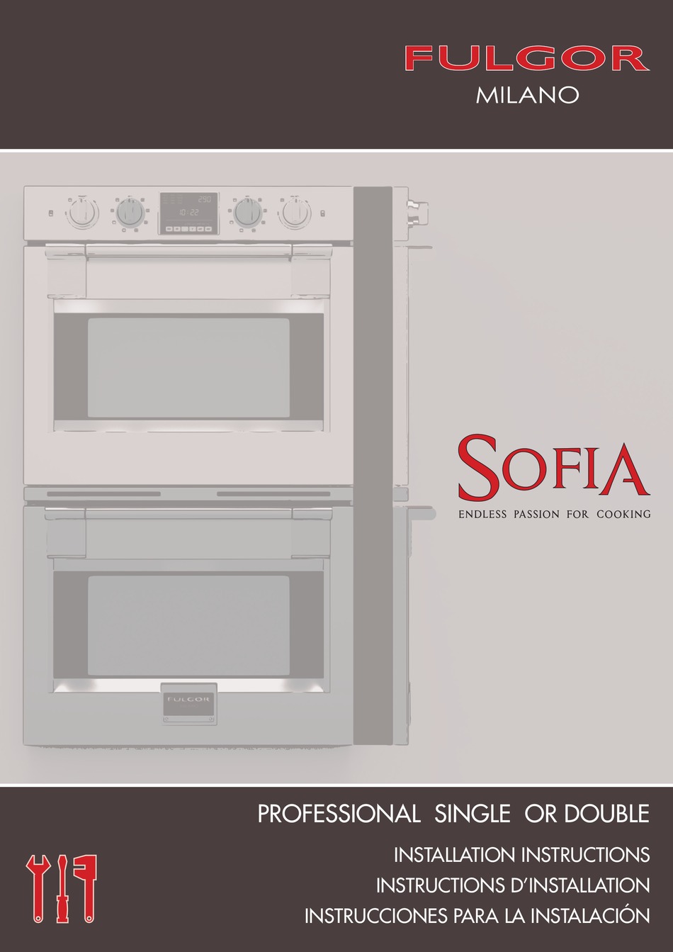 FULGOR MILANO SOFIA F6PSP30S1 INSTALLATION INSTRUCTIONS MANUAL Pdf Download ManualsLib