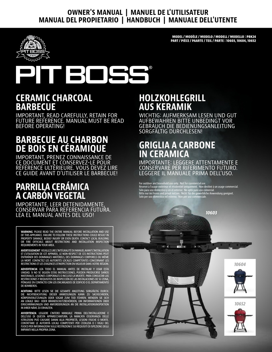 PIT BOSS PB24K OWNER