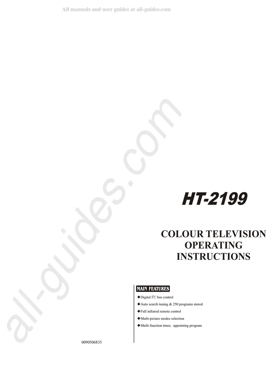 HAIER HT2199 OPERATING INSTRUCTIONS MANUAL Pdf Download ManualsLib