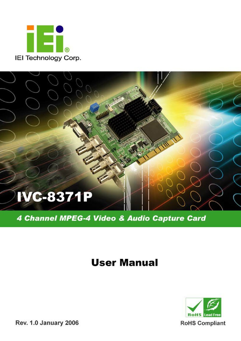 IEI TECHNOLOGY IVC8371P USER MANUAL Pdf Download ManualsLib