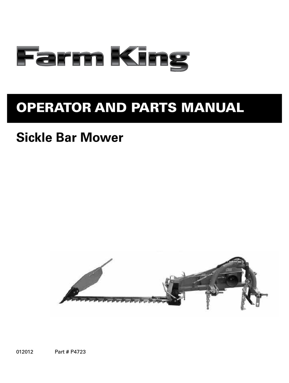 FARM KING RSB6 OPERATOR AND PARTS MANUAL Pdf Download ManualsLib