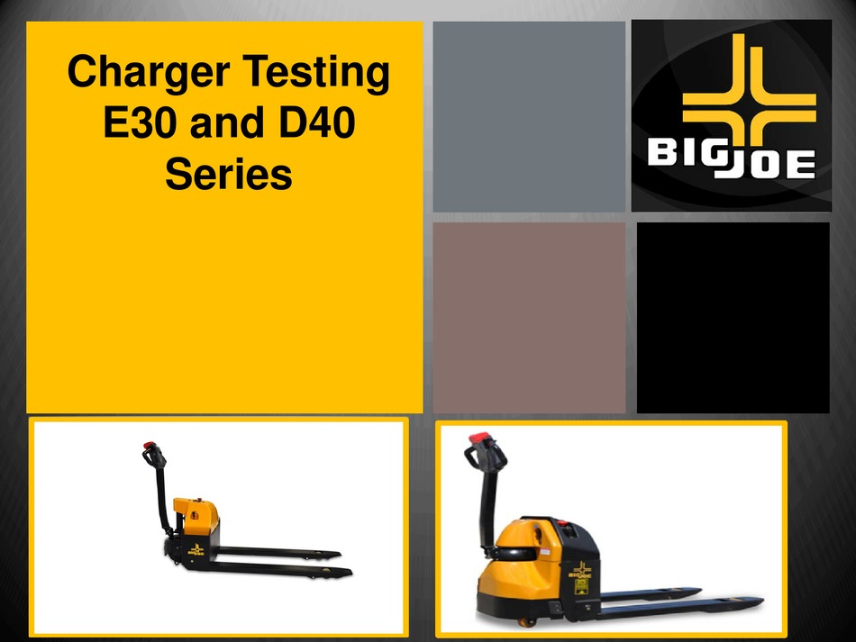 BIGJOE E30 SERIES MANUAL Pdf Download ManualsLib