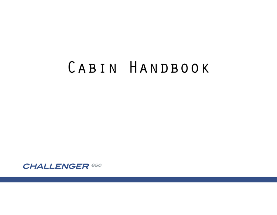 BOMBARDIER CHALLENGER 650 HANDBOOK Pdf Download ManualsLib