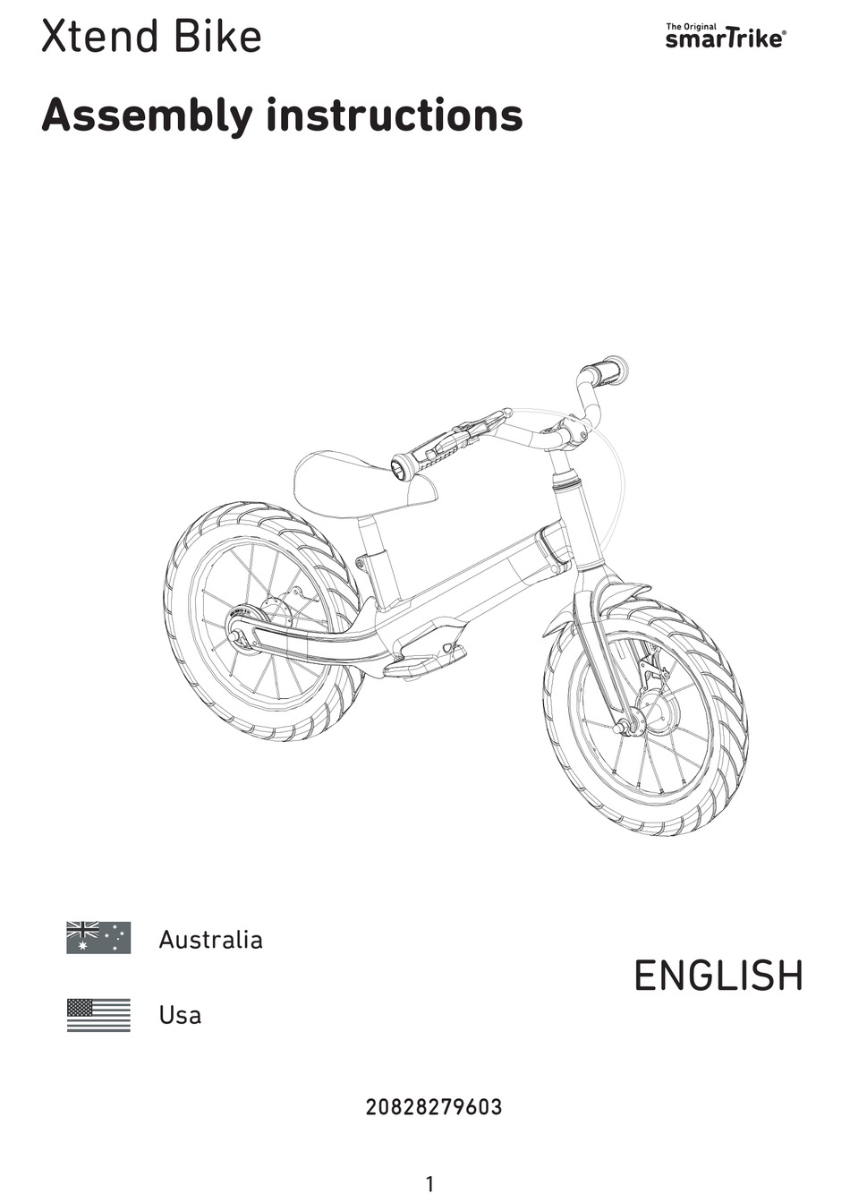 SMARTRIKE XTEND BIKE ASSEMBLY INSTRUCTIONS MANUAL Pdf Download ManualsLib
