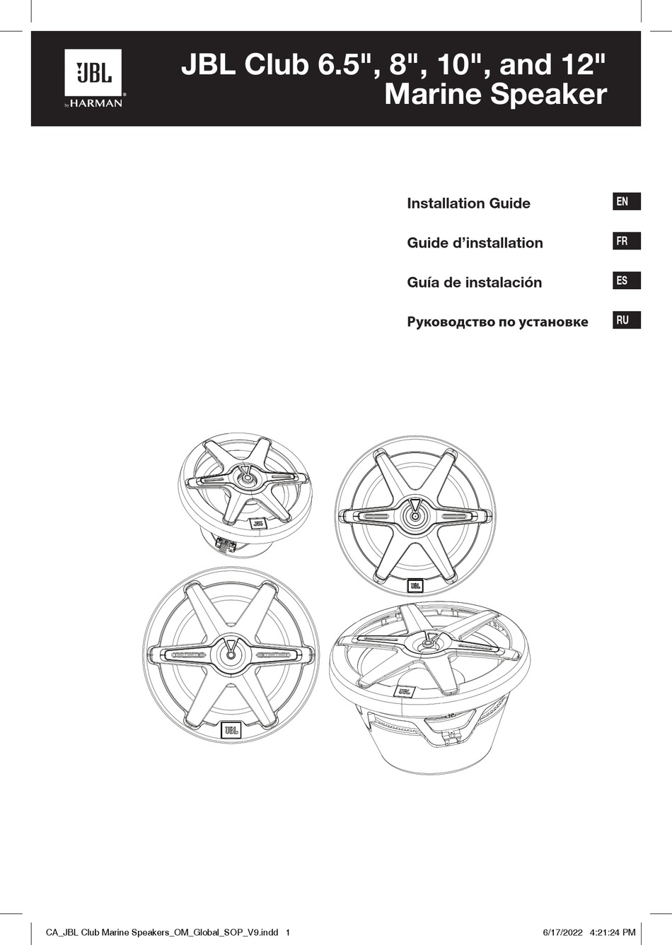 HARMAN JBL CLUB 6.5" INSTALLATION MANUAL Pdf Download ManualsLib