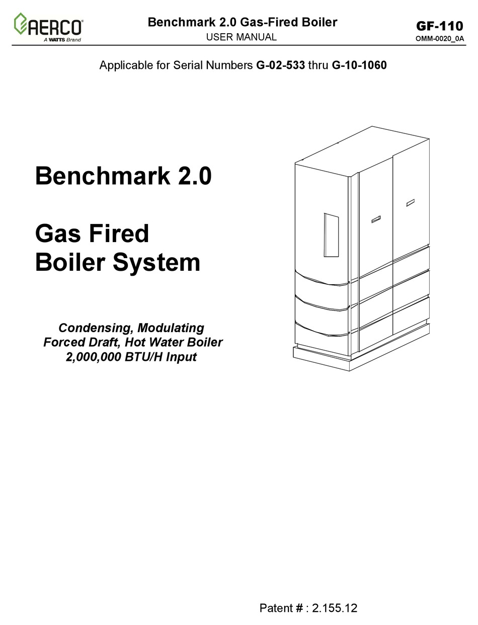 WATTS AERCO BENCHMARK 2.0 USER MANUAL Pdf Download ManualsLib