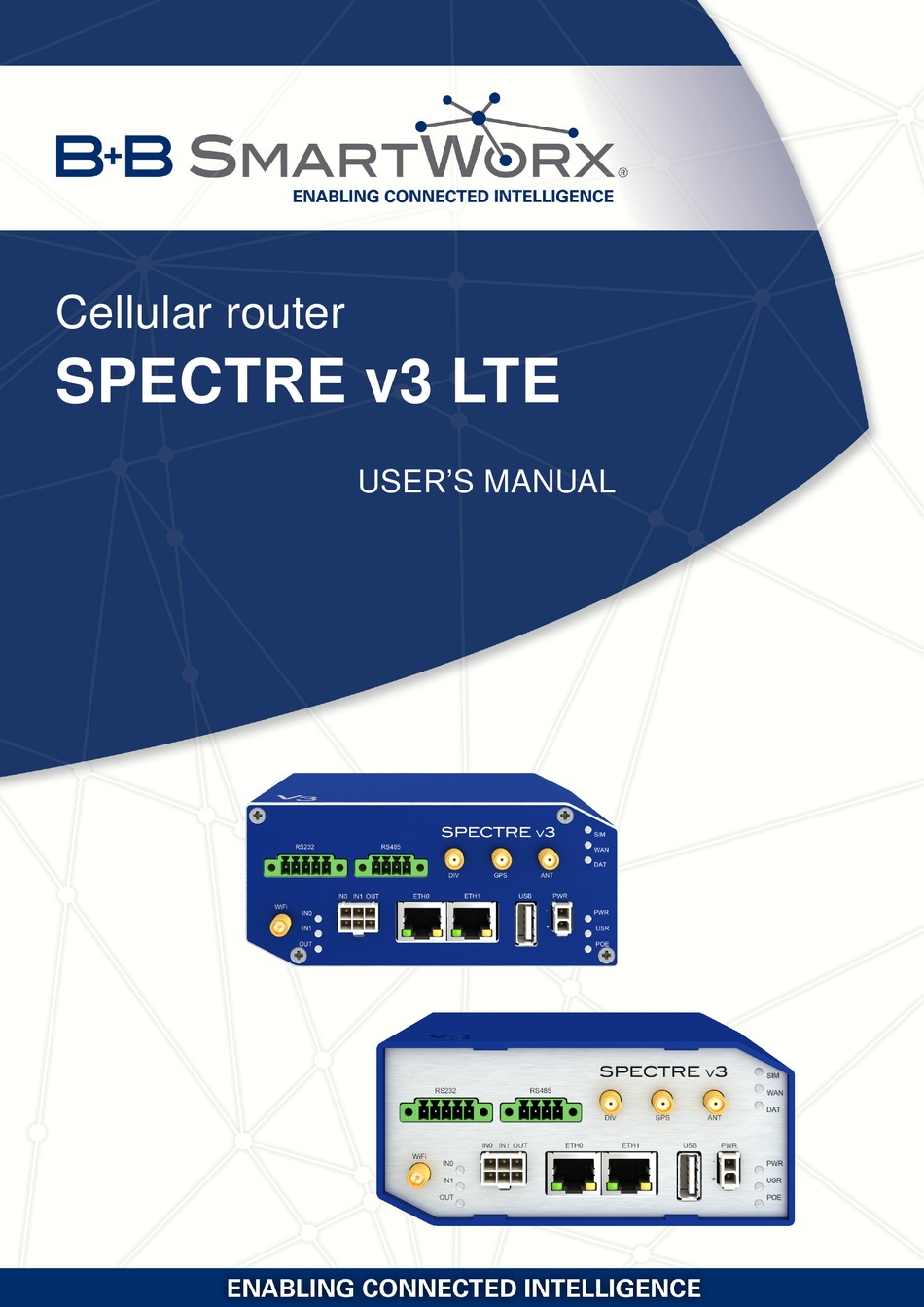 B+B SMARTWORX SPECTRE V3 LTE USER MANUAL Pdf Download | ManualsLib