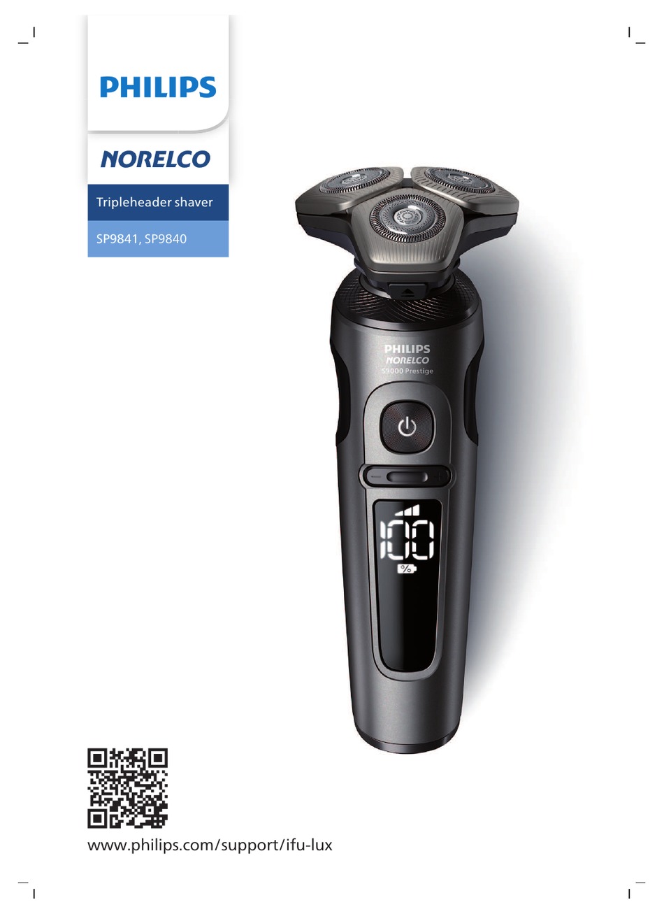 PHILIPS NORELCO SP9841 MANUAL Pdf Download ManualsLib