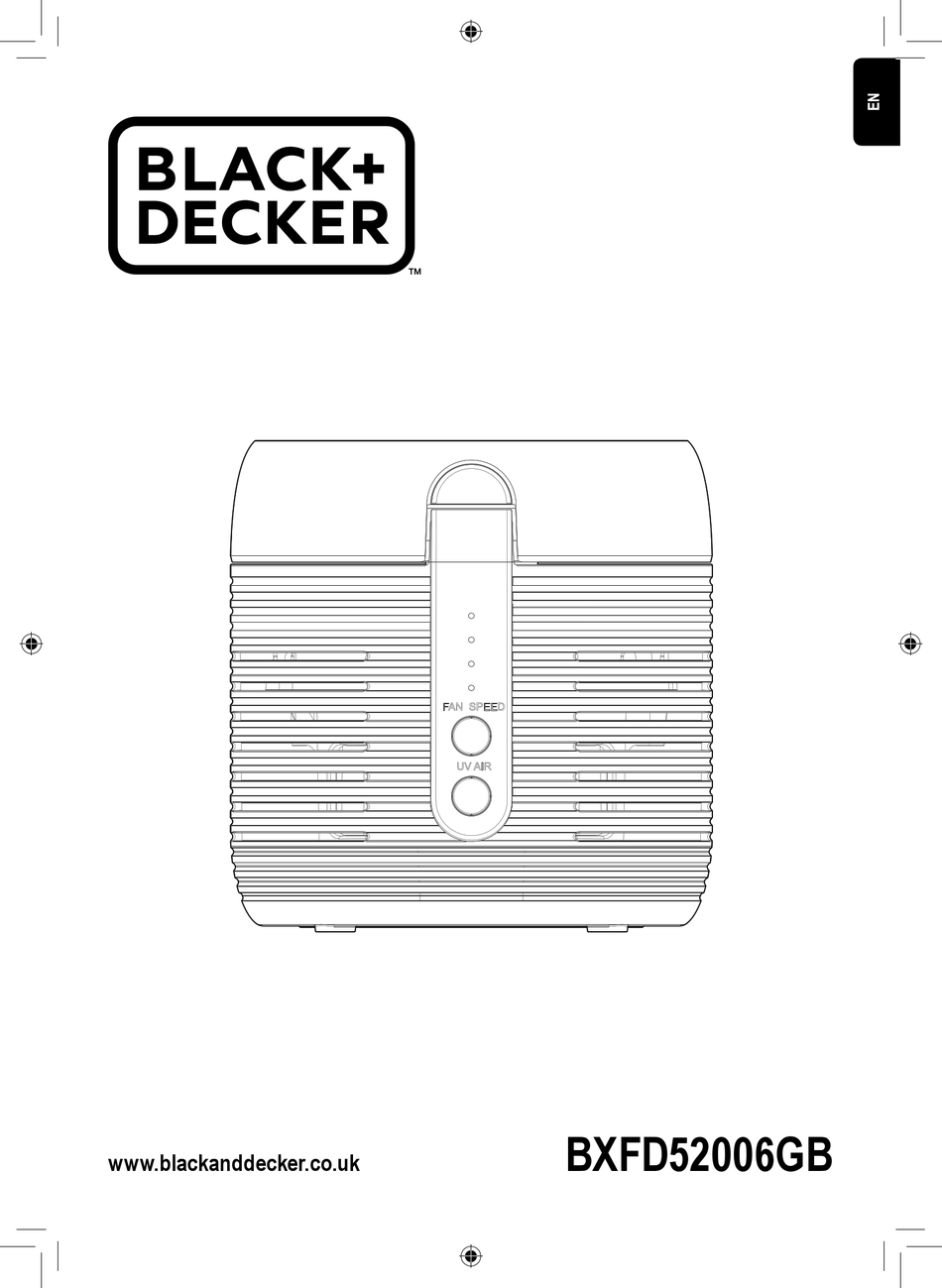 Black + Decker Electrostatic Precipitator Air Purifier