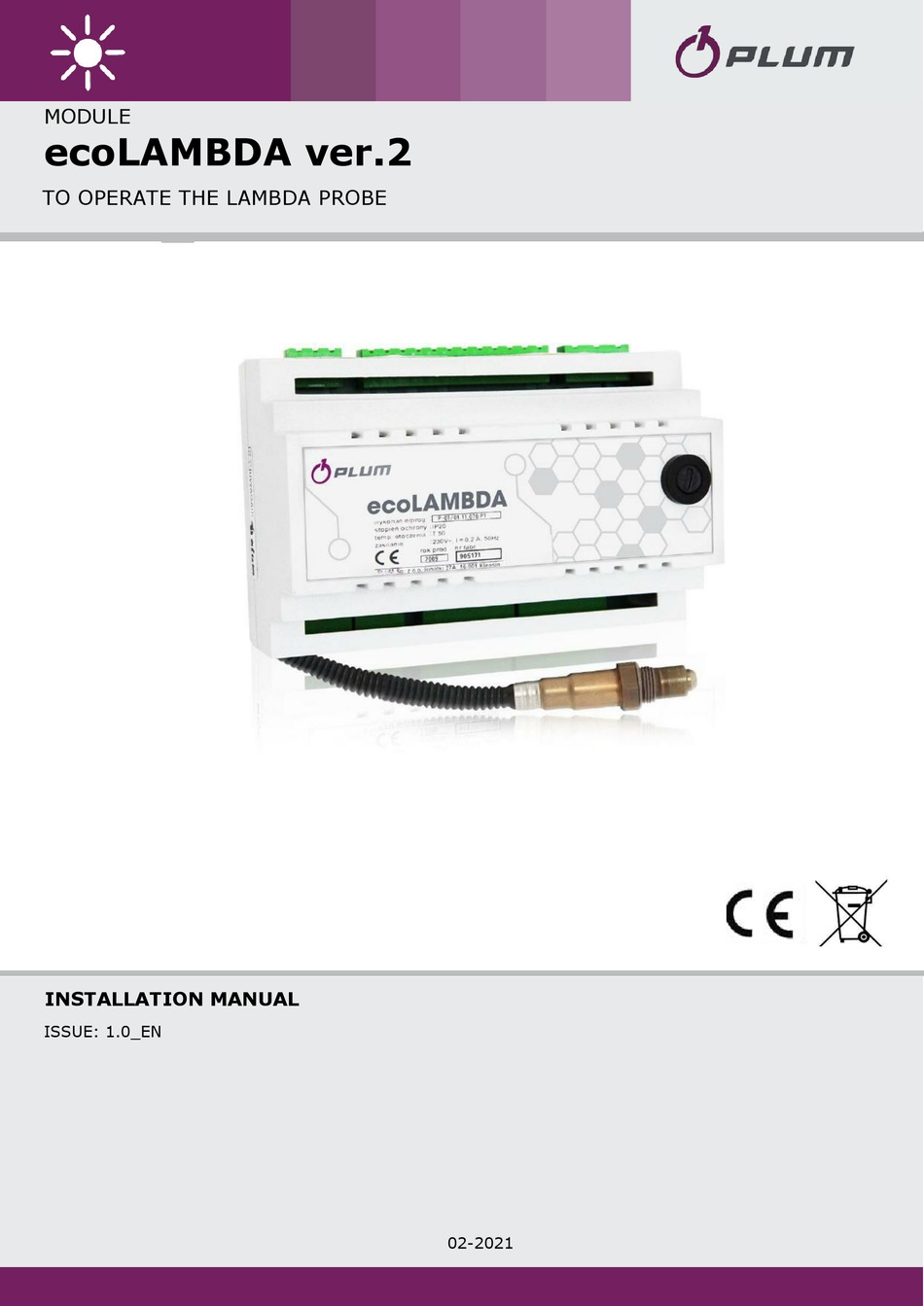 PLUM ECOLAMBDA INSTALLATION MANUAL Pdf Download ManualsLib