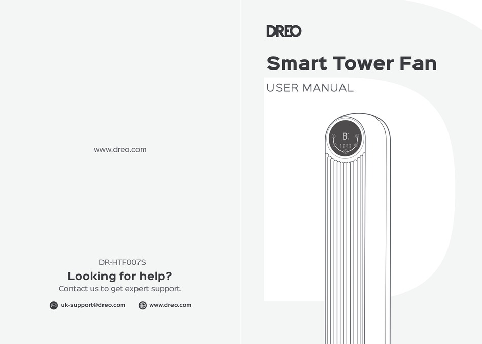 DREO DRHTF007S USER MANUAL Pdf Download ManualsLib