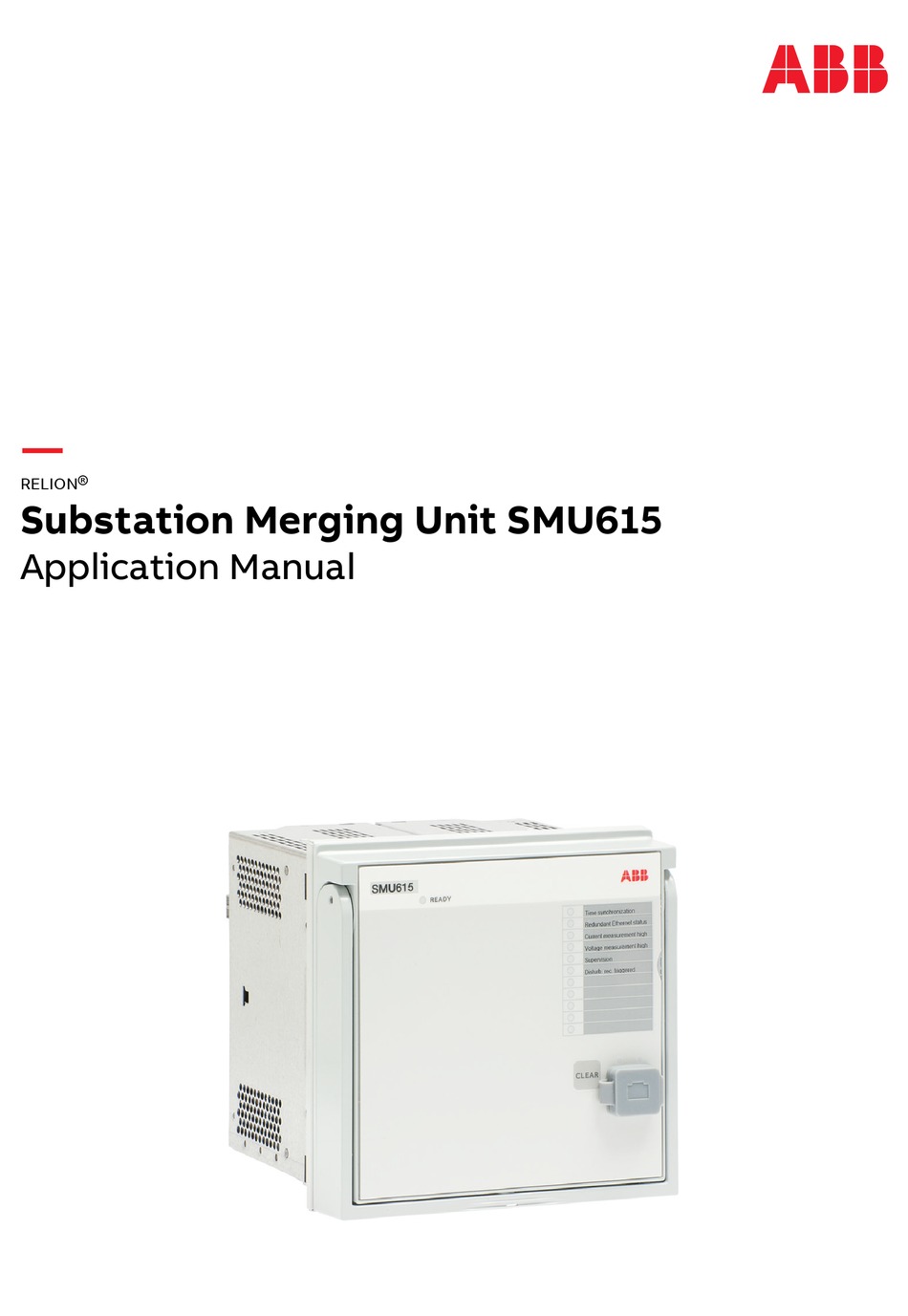 ABB RELION SMU615 APPLICATIONS MANUAL Pdf Download | ManualsLib