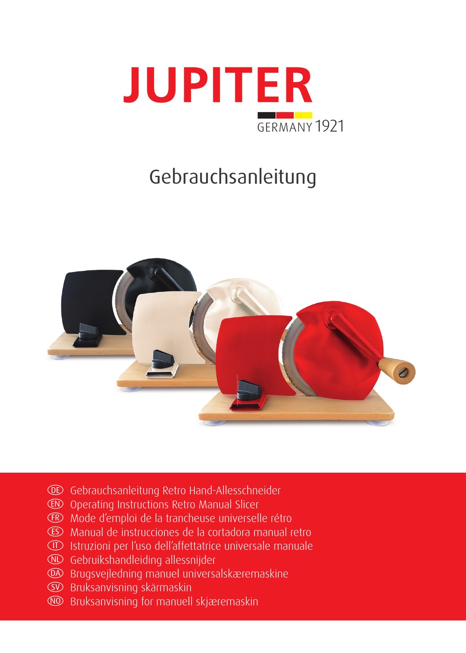 JUPITER RETRO OPERATING INSTRUCTIONS MANUAL Pdf Download ManualsLib