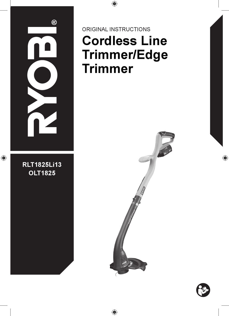RYOBI RLT1825LI13 ORIGINAL INSTRUCTIONS MANUAL Pdf Download ManualsLib
