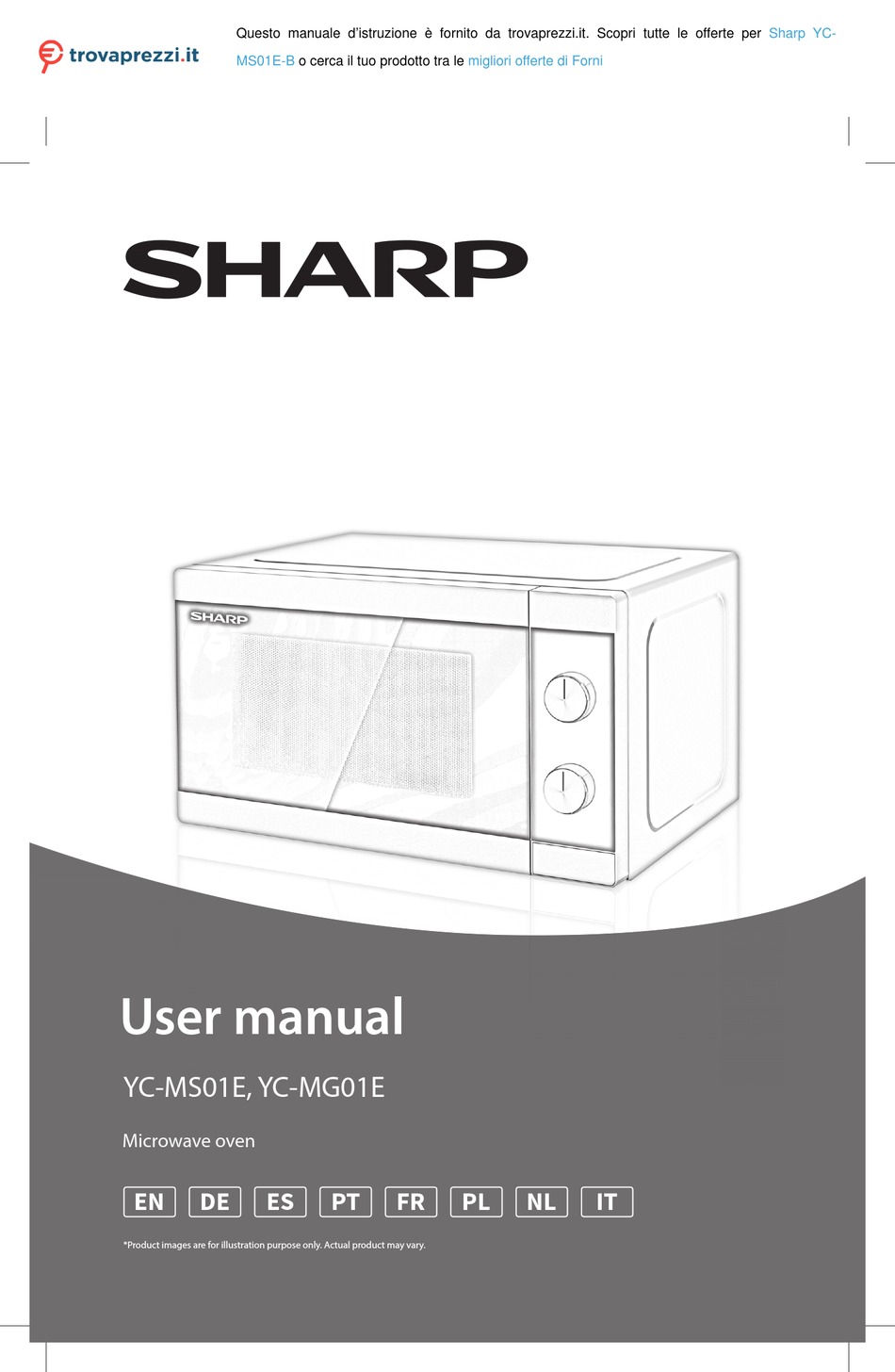 SHARP YCMS01E-B USER MANUAL Pdf Download | ManualsLib