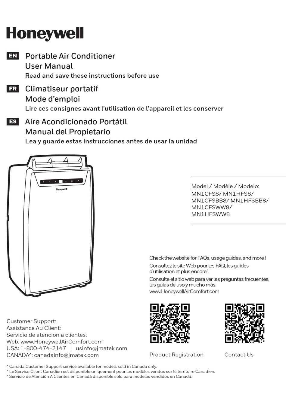 HONEYWELL MN1CFS8 USER MANUAL Pdf Download ManualsLib
