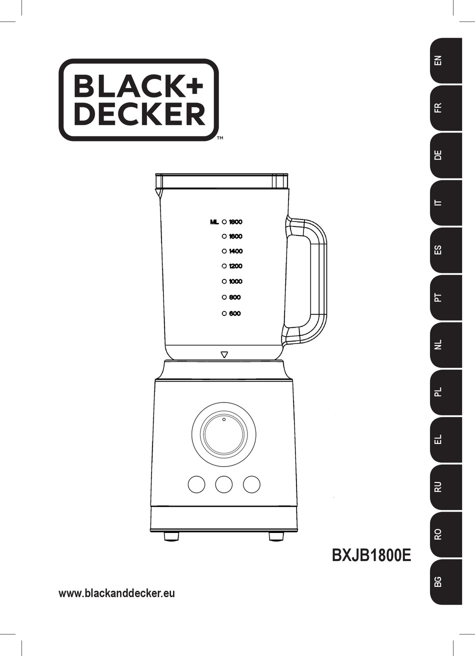 BLACK & DECKER BXJB1800E MANUAL Pdf Download | ManualsLib