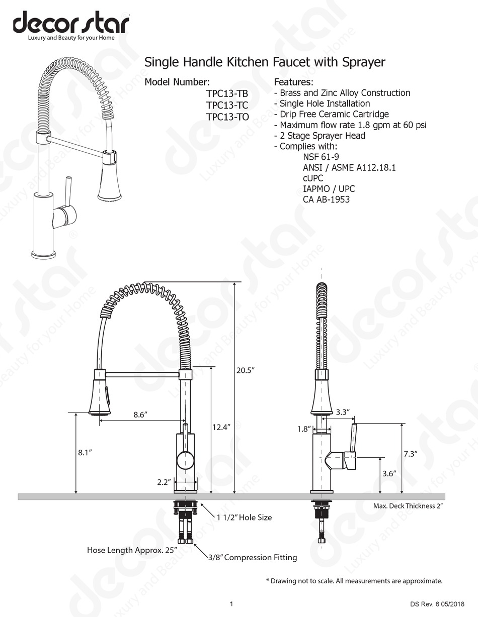 DECOR STAR TPC13TC MANUAL Pdf Download ManualsLib