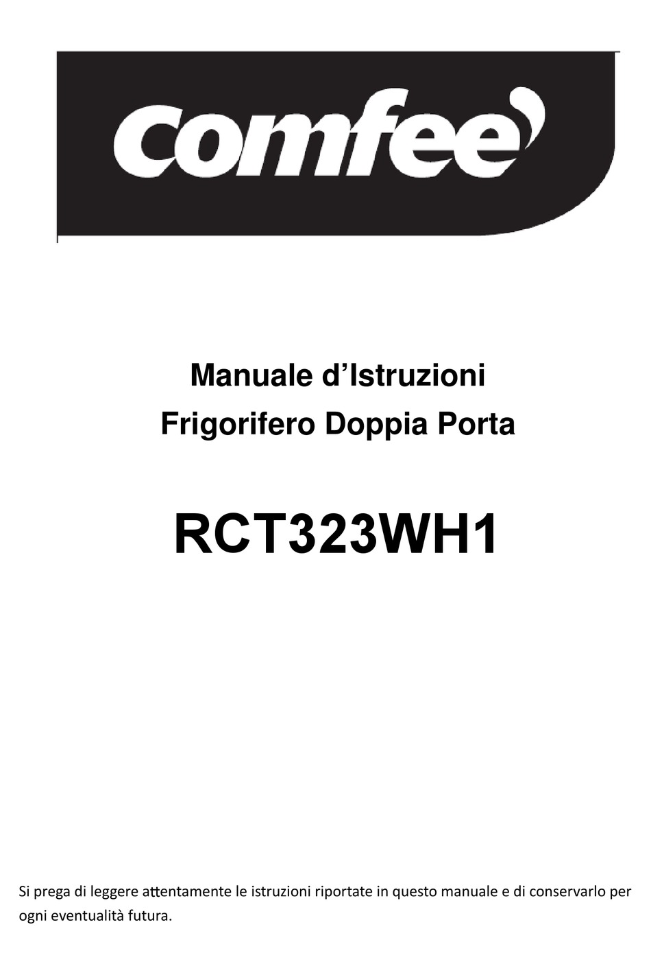 COMFEE RCT323WH1 MANUAL Pdf Download ManualsLib
