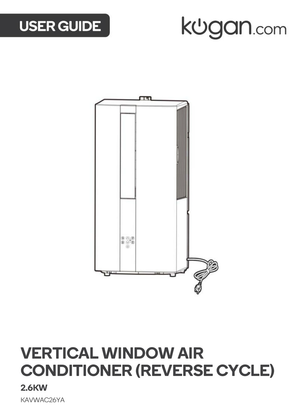 KOGAN KAVWAC26YA USER MANUAL Pdf Download ManualsLib