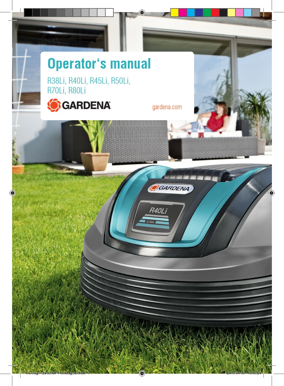 GARDENA R45LI OPERATOR'S MANUAL Pdf Download ManualsLib