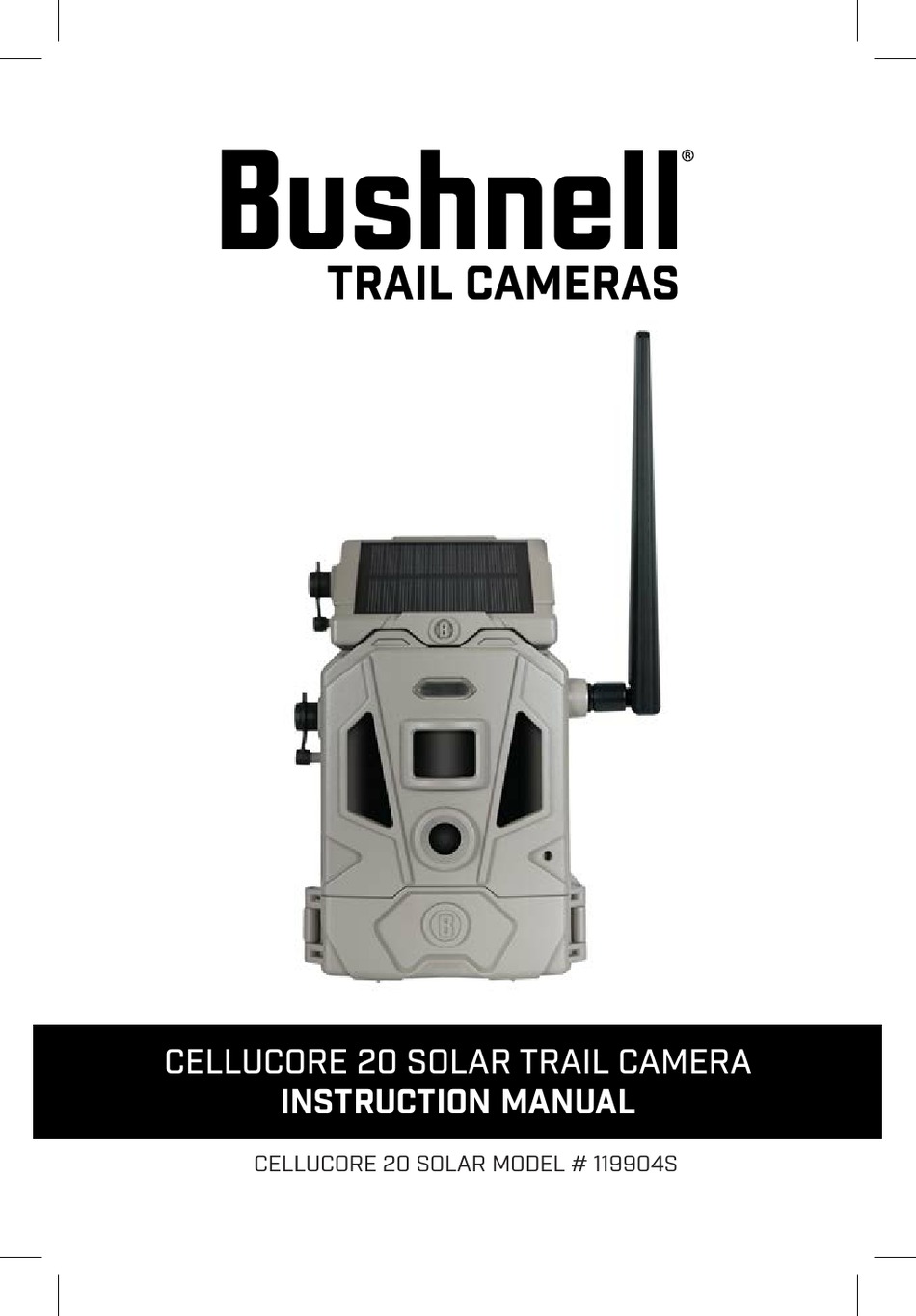 BUSHNELL 119904S INSTRUCTION MANUAL Pdf Download ManualsLib