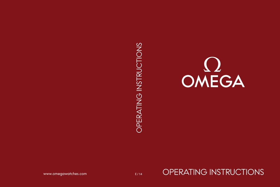 OMEGA 1376 OPERATING INSTRUCTIONS MANUAL Pdf Download ManualsLib