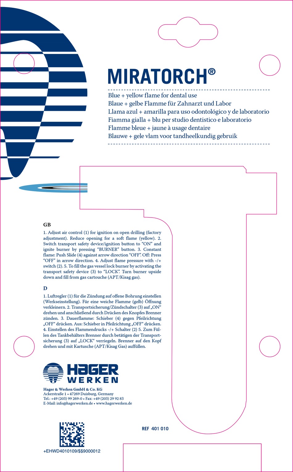 HAGER WERKEN MIRATORCH QUICK START MANUAL Pdf Download ManualsLib